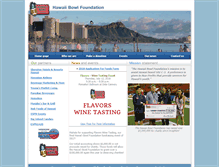 Tablet Screenshot of hawaiibowlfoundation.org